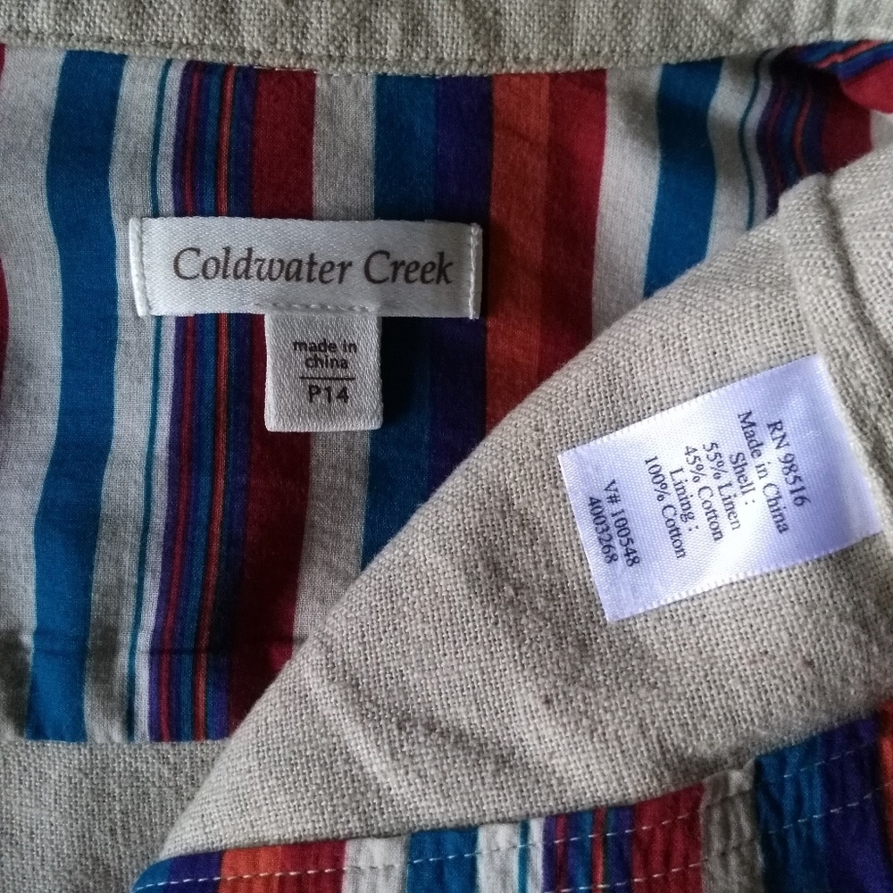Short linen jacket - Picture 2 of 4